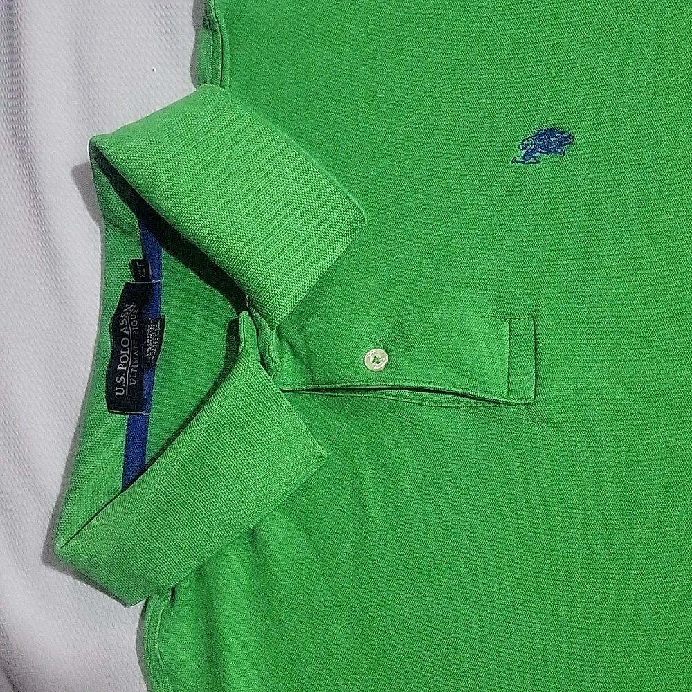 U.S. Polo Assn Mens polo Green size XL